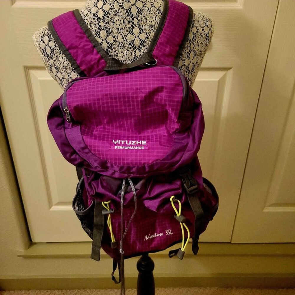 Venture Pal 35L Purple Lightweight, Packable Hiking Or Travel Backpack